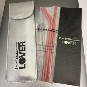 MAC LOVER Stainless Steel Straw & Pouch Set